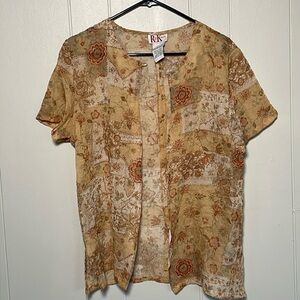 R&K Originals Vintage Style open T Shirt